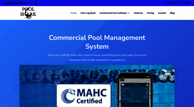 poolsharkh2o.com