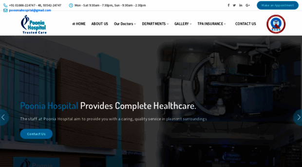 pooniahospital.com
