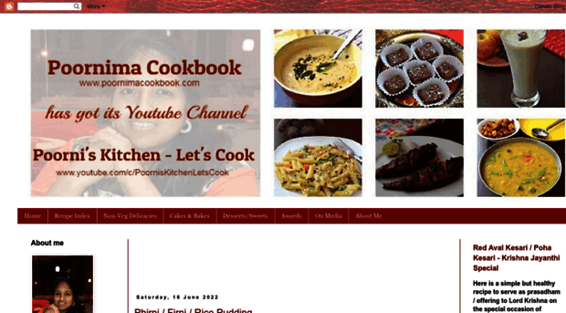 poornimacookbook.com