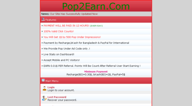 pop2earn.com