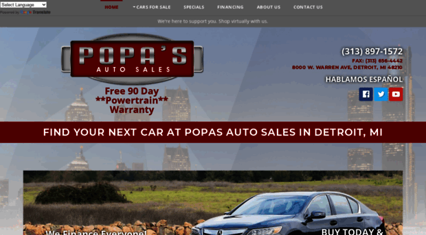 popasautosales.com