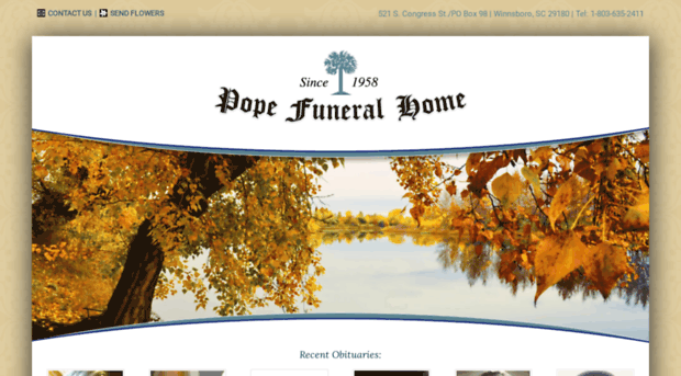 popefuneralhomesc.com