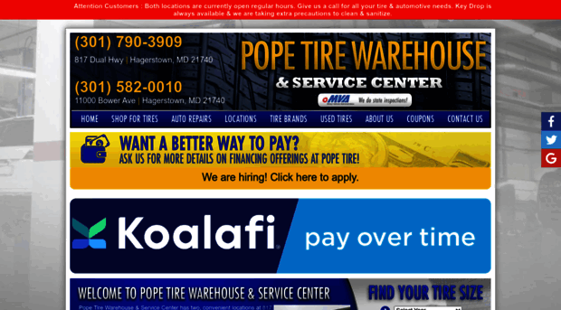 popetire.com