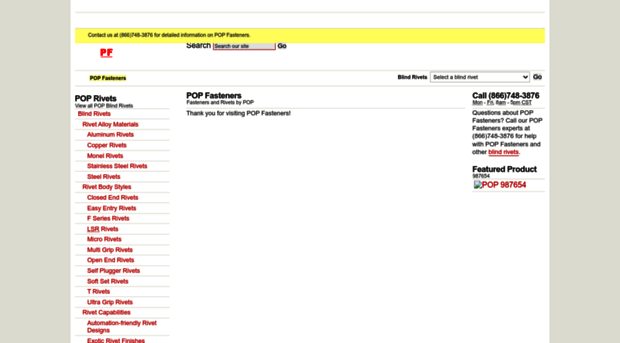 popfasteners.com