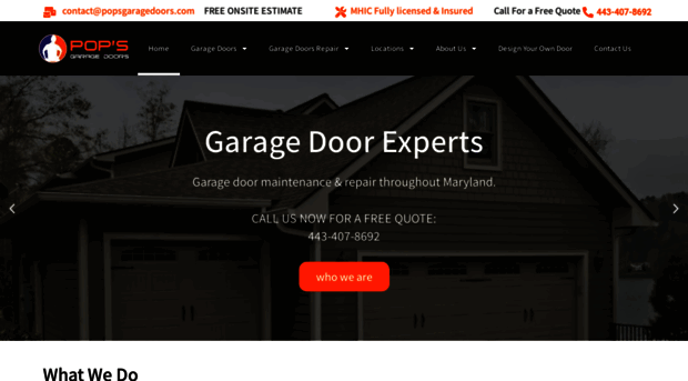 popsgaragedoors.com