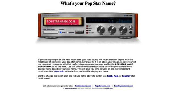 popstarname.com