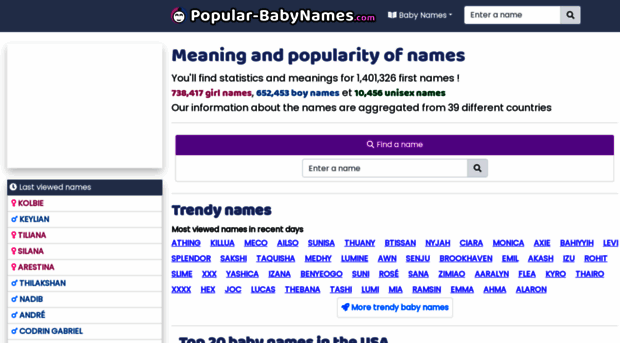 popular-babynames.com