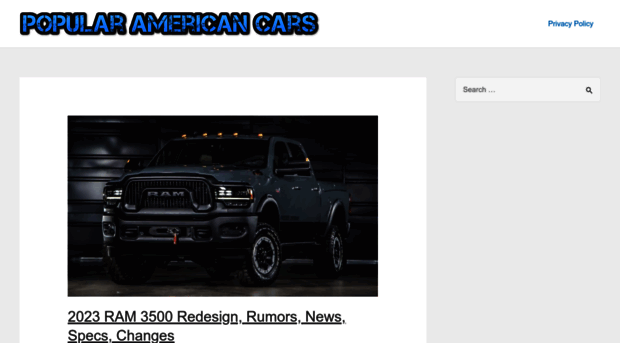 popularamericancars.com