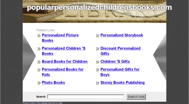 popularpersonalizedchildrensbooks.com