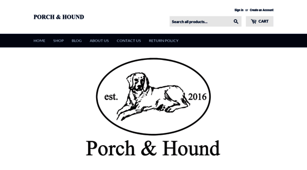 porchandhoundcollection.com