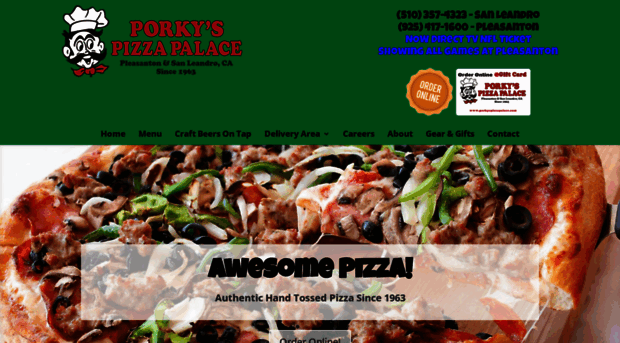 porkyspizzapalace.com