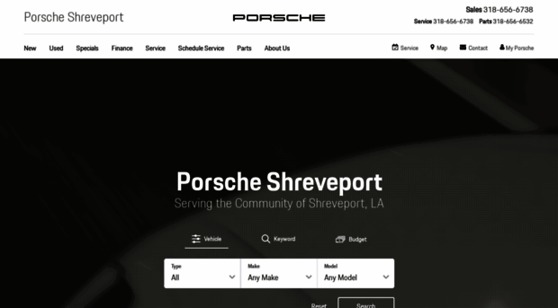 porscheshreveport.com