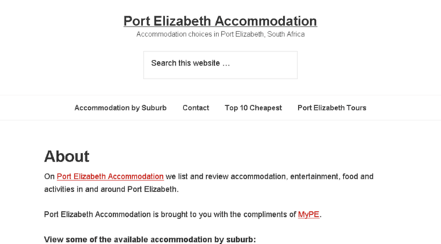 port-elizabeth-accommodation.co.za