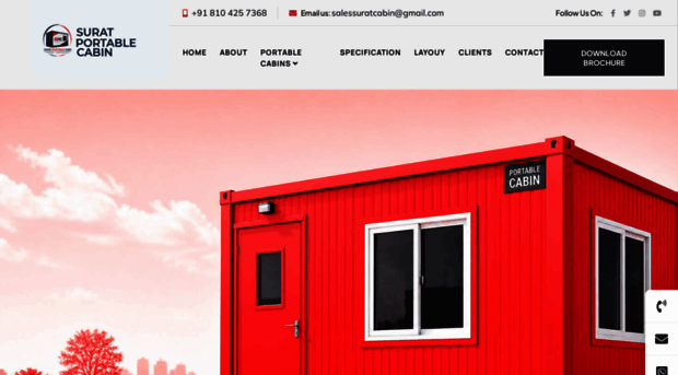 portablecabinsurat.com