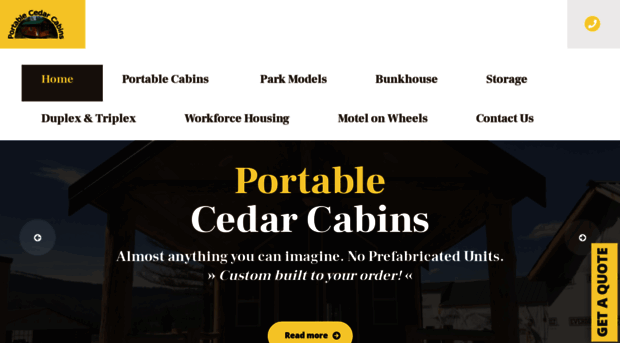 portablecedarcabins.com