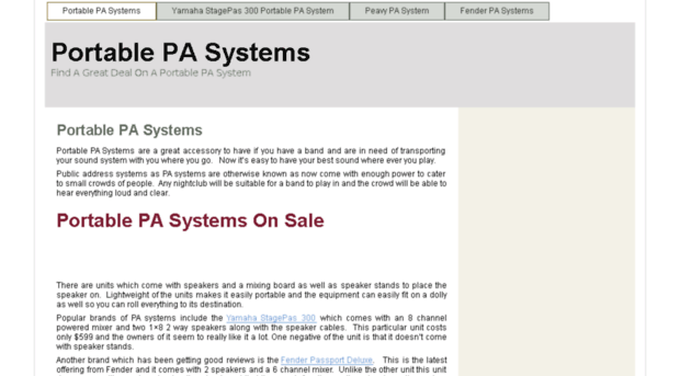 portablepasystems.org