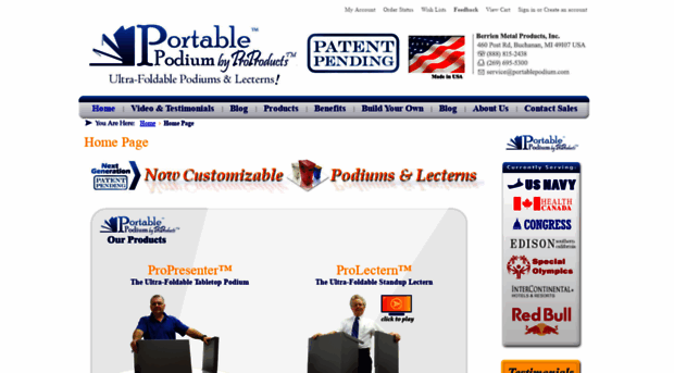 portablepodium.com