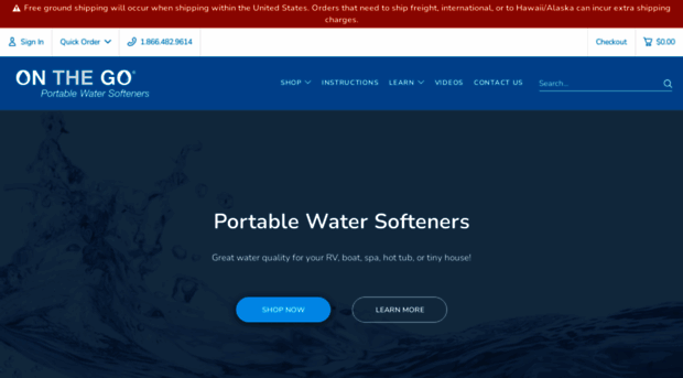 portablewatersoftener.com