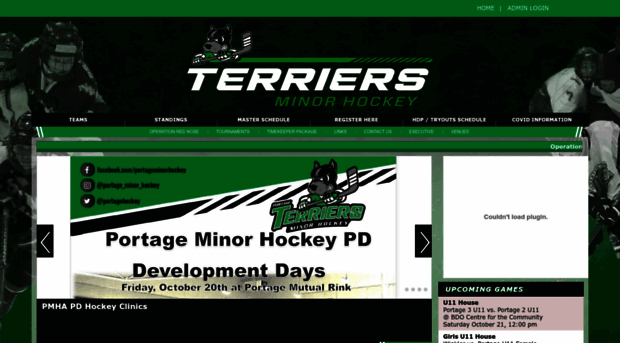 portageminorhockey.com