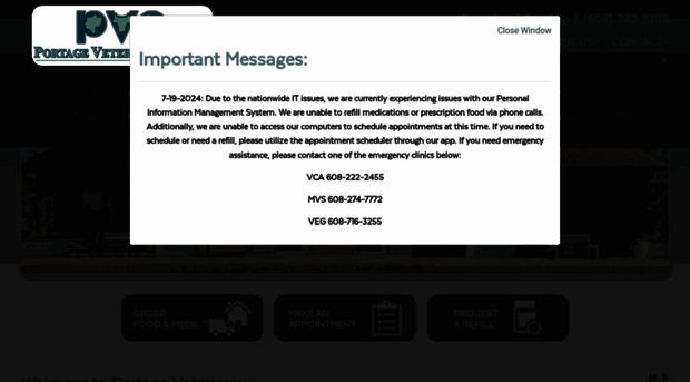 portageveterinaryclinic.com