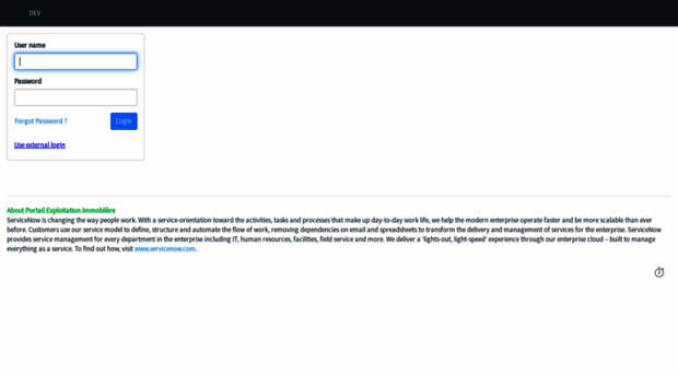 portailexploitationdev.service-now.com