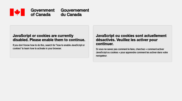 Portal portail apps cic gc ca Something Went Wrong Une Err 
