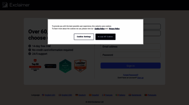 portal.exclaimer.com