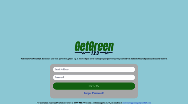 portal.getgreen123.com