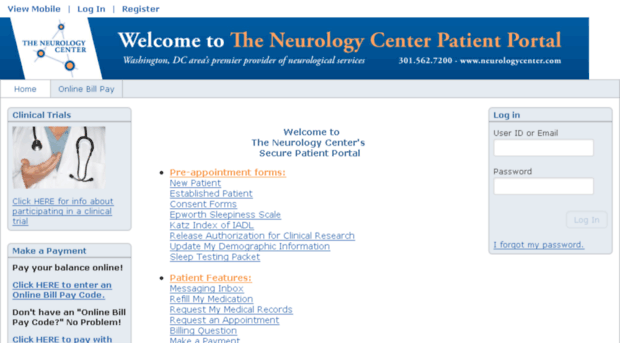 portal.neurologycenter.com