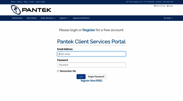 portal.pantek.com