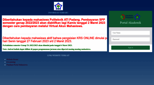 portal.poltekatipdg.ac.id