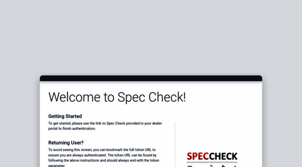 portal.speccheck.com