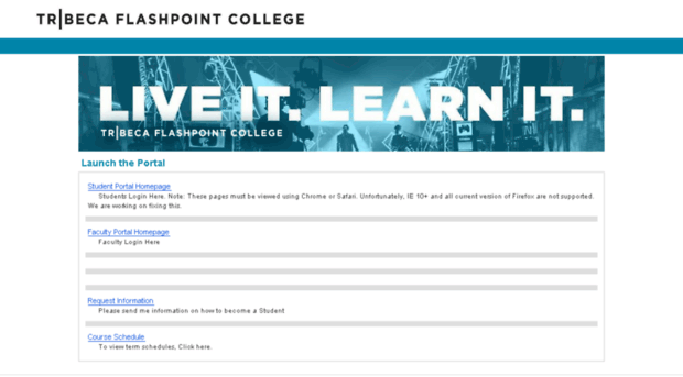 portal.tribecaflashpoint.edu
