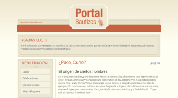 portalbautizos.com