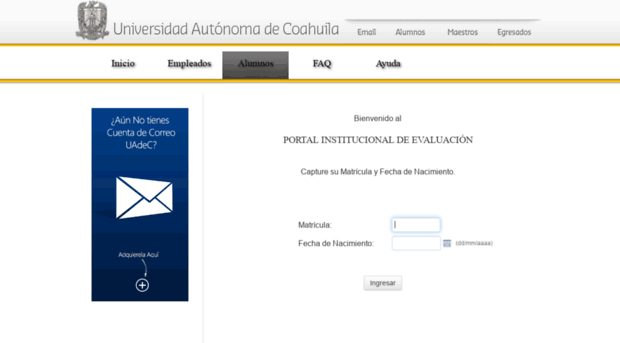 portaldeevaluacion.uadec.mx