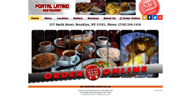 portallatinorestaurant.com