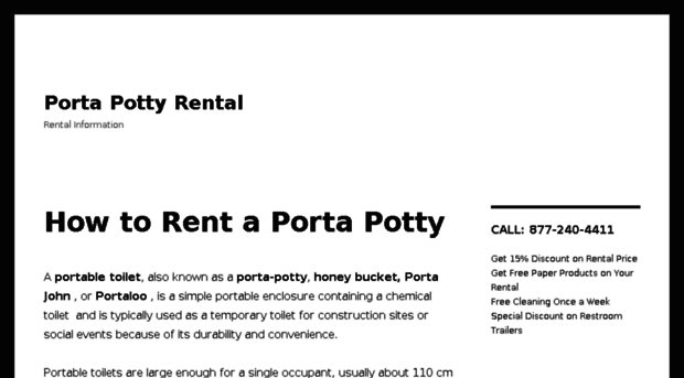 portapotty-rental.com