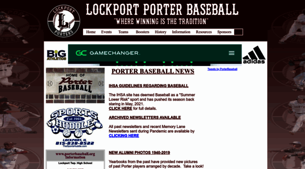 porterbaseball.org