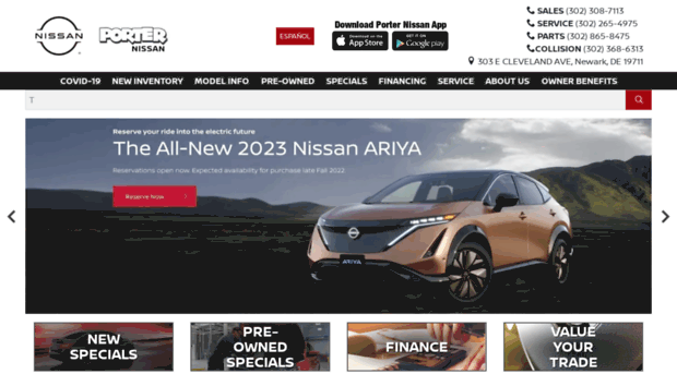 porternissan.com