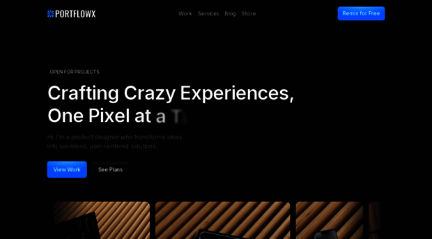 portflowx.framer.website - PortflowX - Free Framer Agency ...
