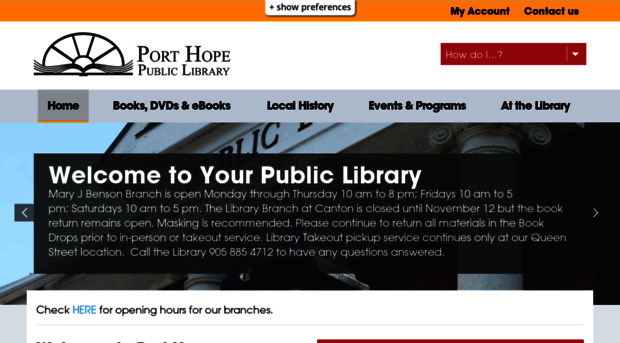 porthopepubliclibrary.ca