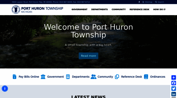 porthurontownship.org