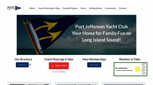 portjeffersonyachtclub.com