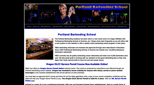 portlandbartendingschool.com