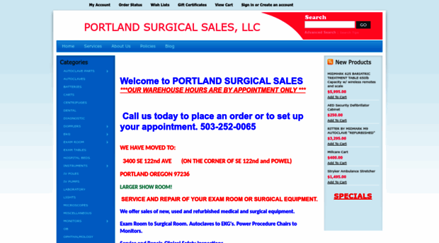 portlandsurgicalsales.com