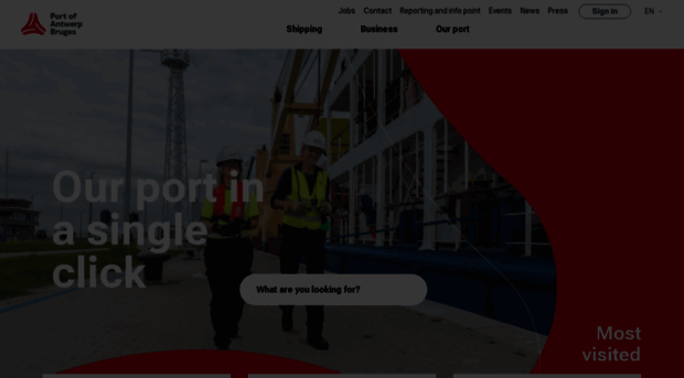 portofantwerp.com