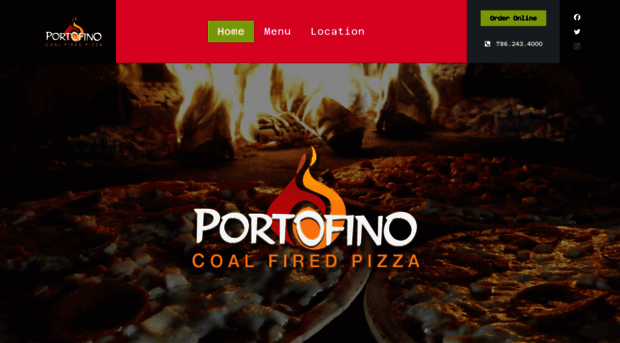 portofinocoalfiredpizza.com