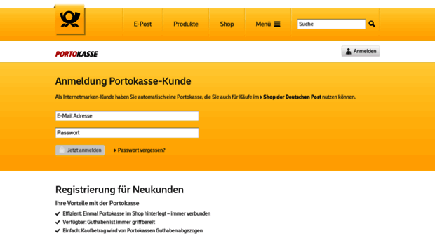 portokasse.deutschepost.de