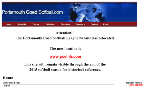 portsmouthcoedsoftball.com