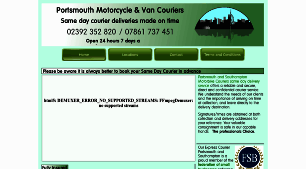 portsmouthmotorcyclecouriers.co.uk